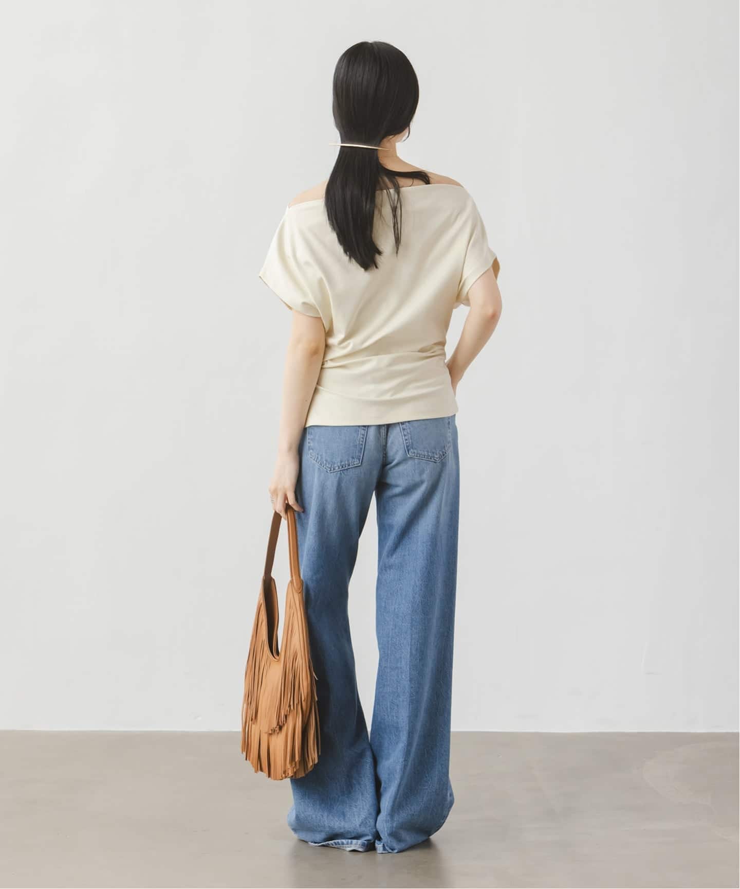 NOBLE別注カラー》CLOSED/クローズド Off Shoulder top（Tシャツ