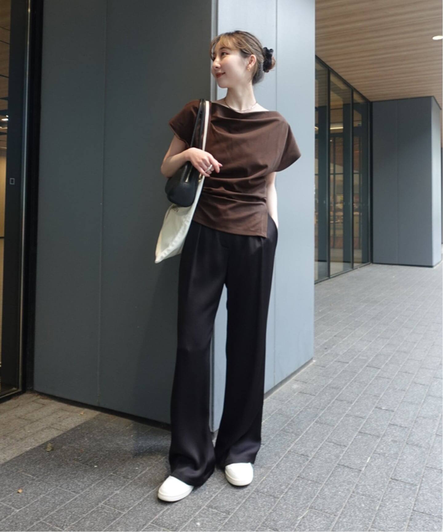 NOBLE別注カラー》CLOSED/クローズド Off Shoulder top（Tシャツ