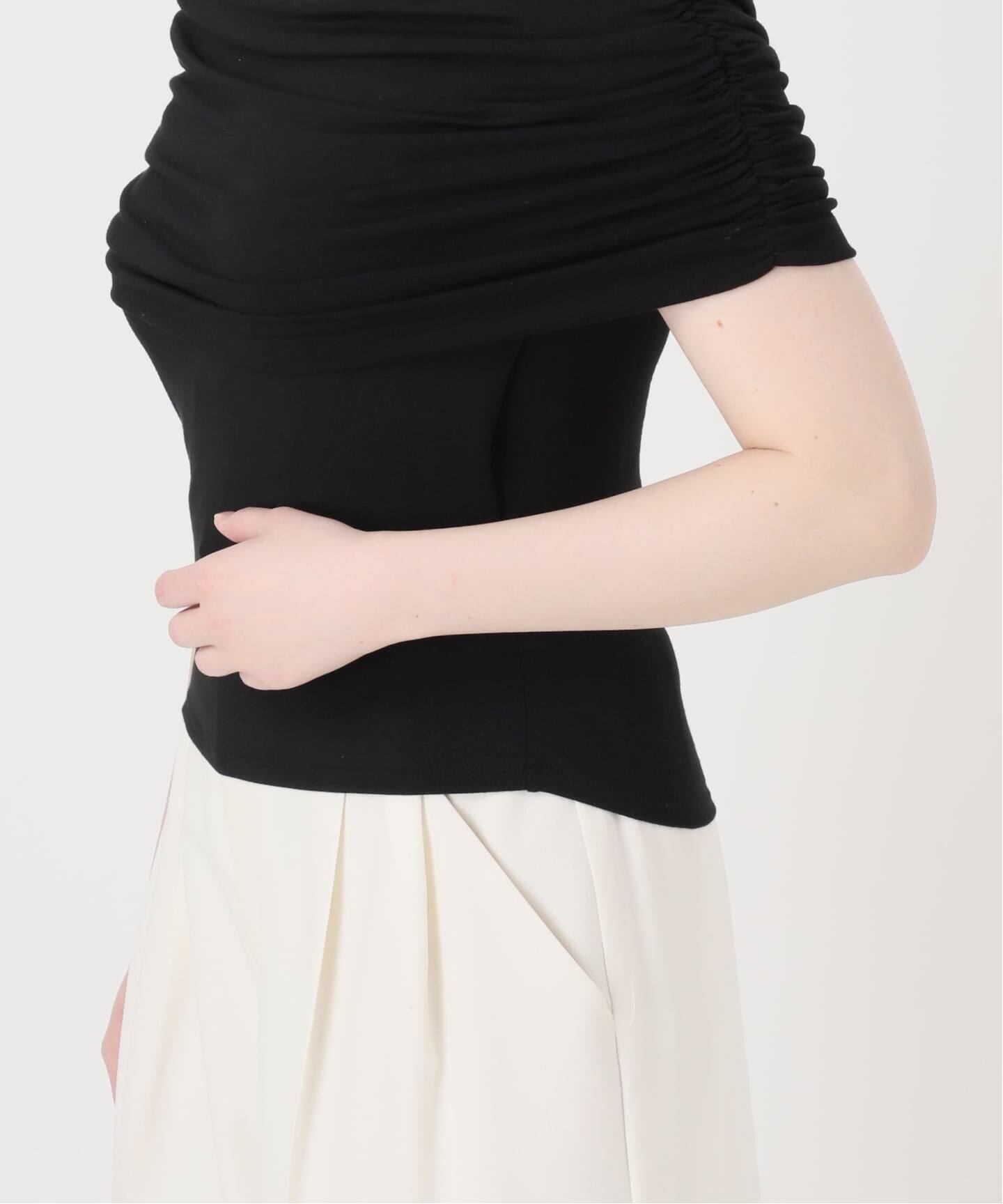 determ/デターム Collagen Gathered Off- Shoulder（Tシャツ