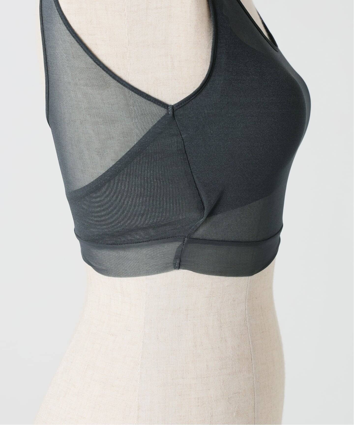 追加》NICENICE MOMENT/ナイスナイスモーメント MESH BRA TANK（カップ