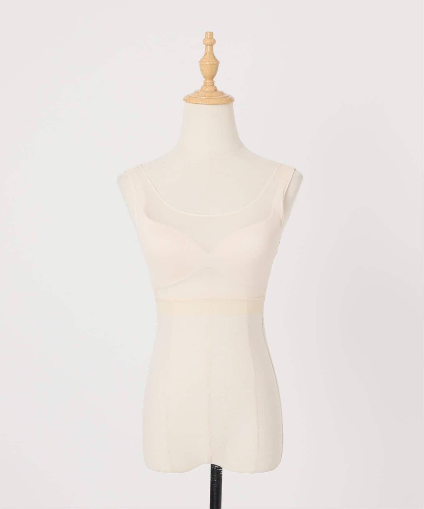 追加》NICENICE MOMENT/ナイスナイスモーメント MESH BRA TANK（カップ 