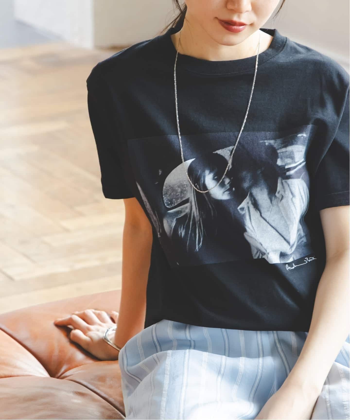 クチュールドアダム T-shirt　Jane&Serge in Taxi COUTURE D'ADAM/クチュールドアダム jane & serge taxi T Tシャツ 26SS