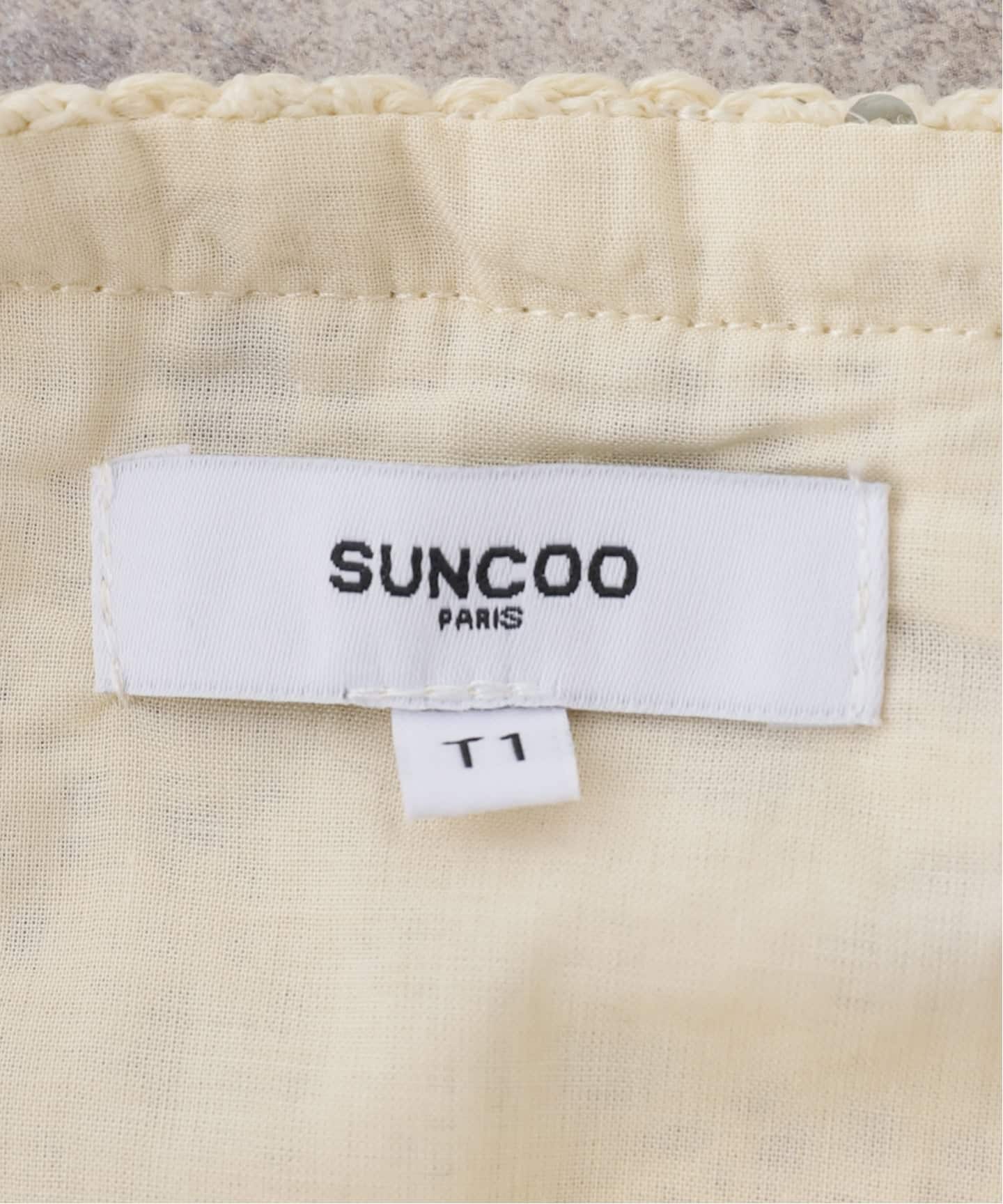 SUNCOO/サンクー スパンコールレースキャミソール（キャミソール