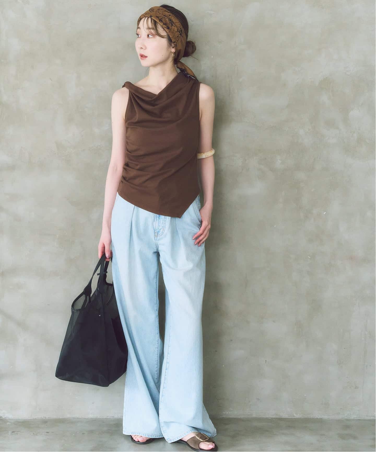SUNCOO/サンクー ツイストカットソー（Tシャツ／カットソー）｜NOBLE