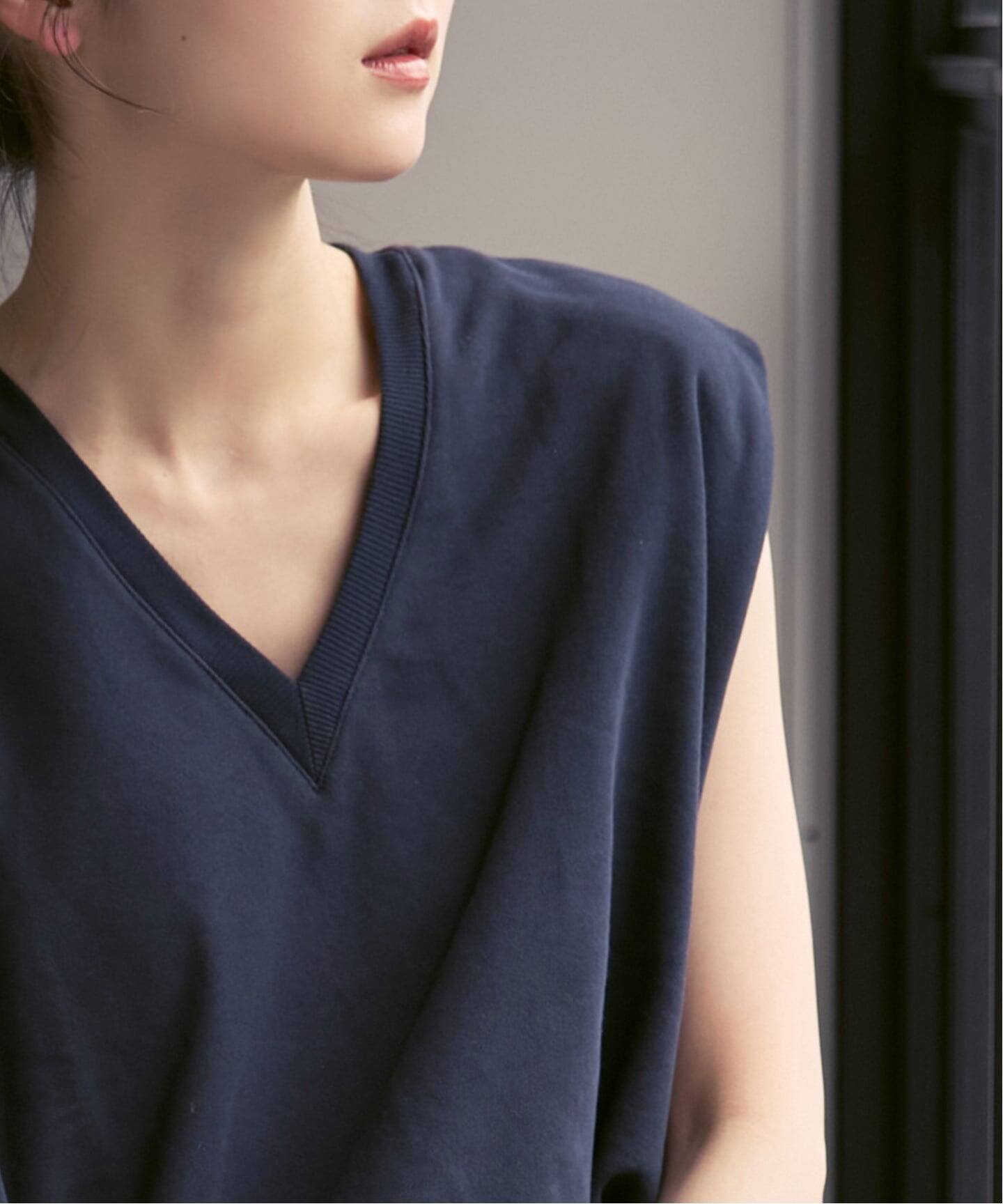 Le minor/ルミノア NOBLE別注 Vネックドロストプルオーバー（Tシャツ