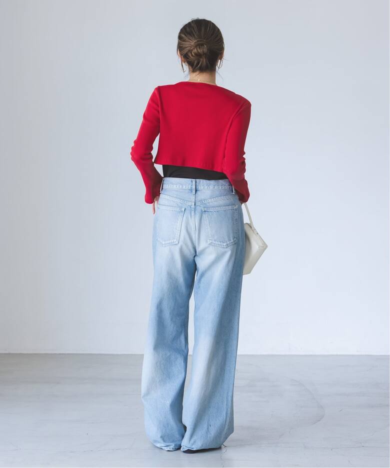 アンサンブル対応》MAISON CORNICHON Short Cardigan Long sleeve 