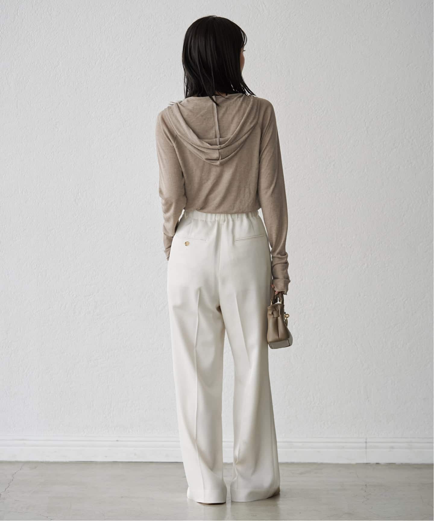 WEB＆一部店舗限定》【RITA×SELLICHI】シアーフーディトップス（T