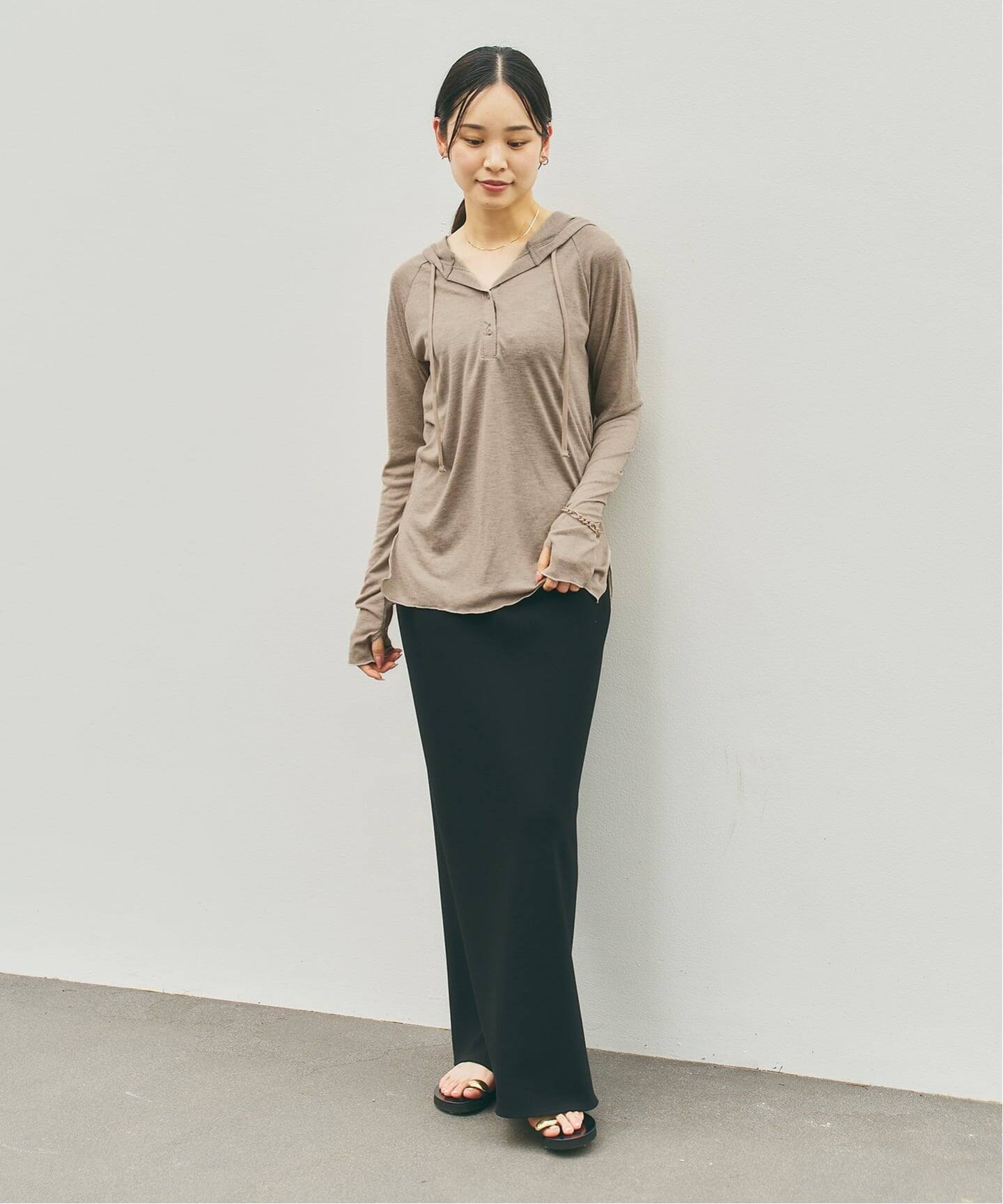 WEB＆一部店舗限定》【RITA×SELLICHI】シアーフーディトップス（T