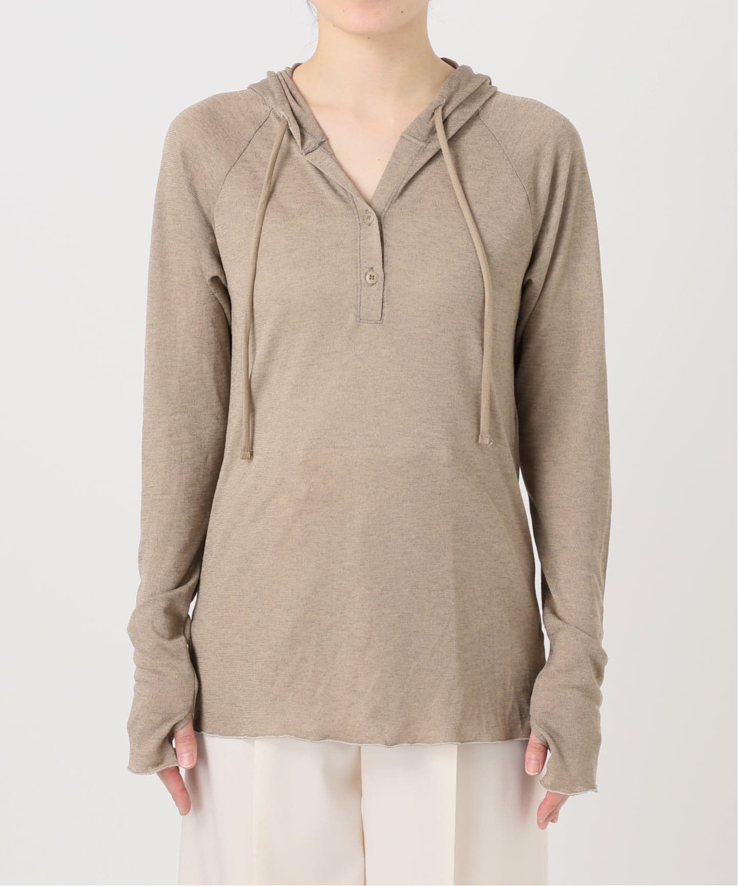 WEB＆一部店舗限定》【RITA×SELLICHI】シアーフーディトップス（T