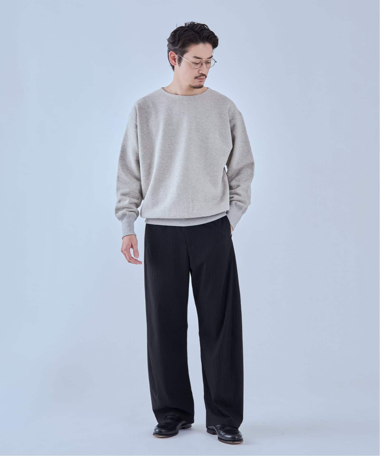 ETS.MATERIAUX(マテリオ) 100-year-old brushed スウェット