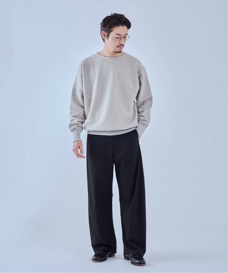 ETS.MATERIAUX(マテリオ) 100-year-old brushed スウェット 