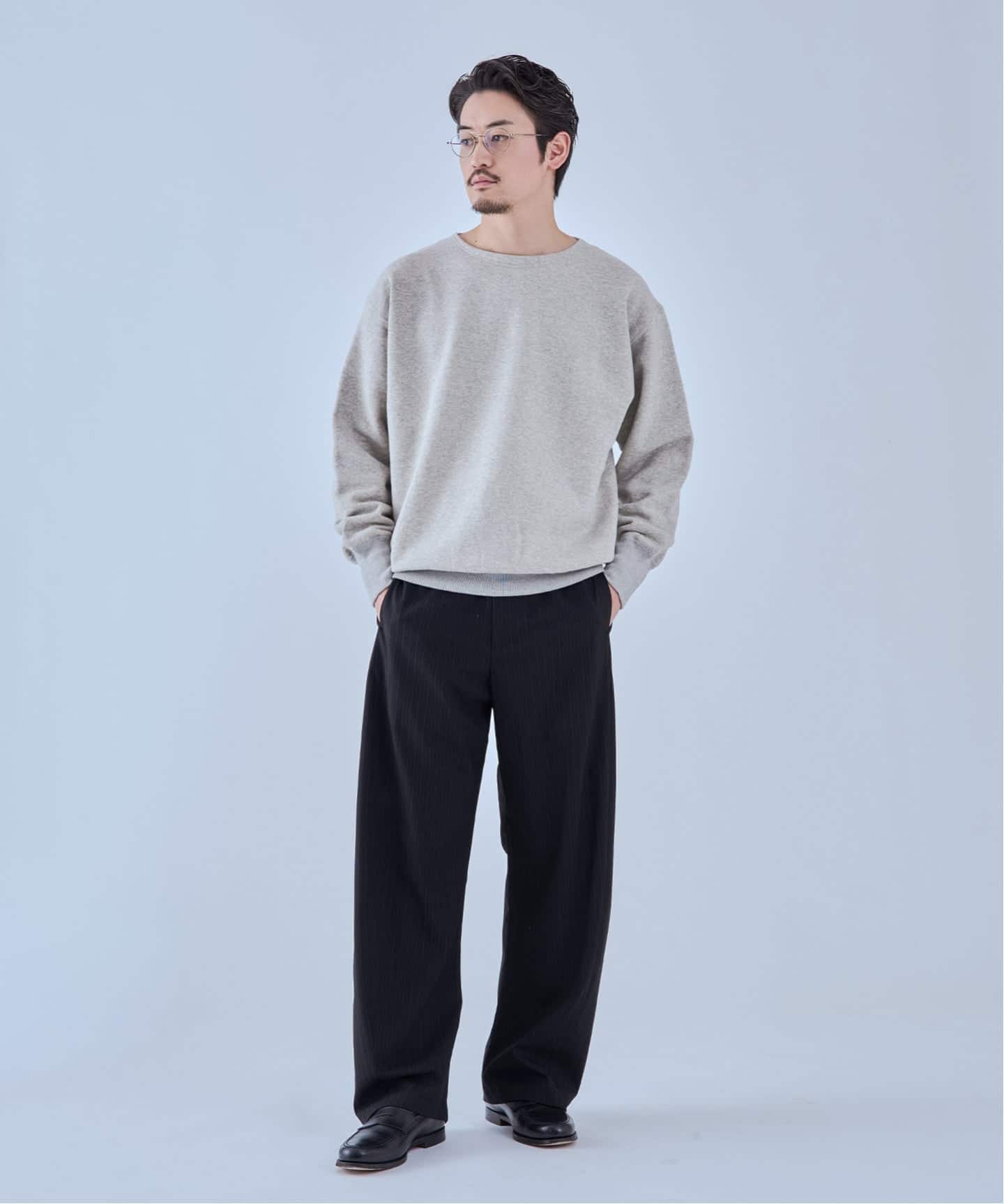 ETS.MATERIAUX(マテリオ) 100-year-old brushed スウェット