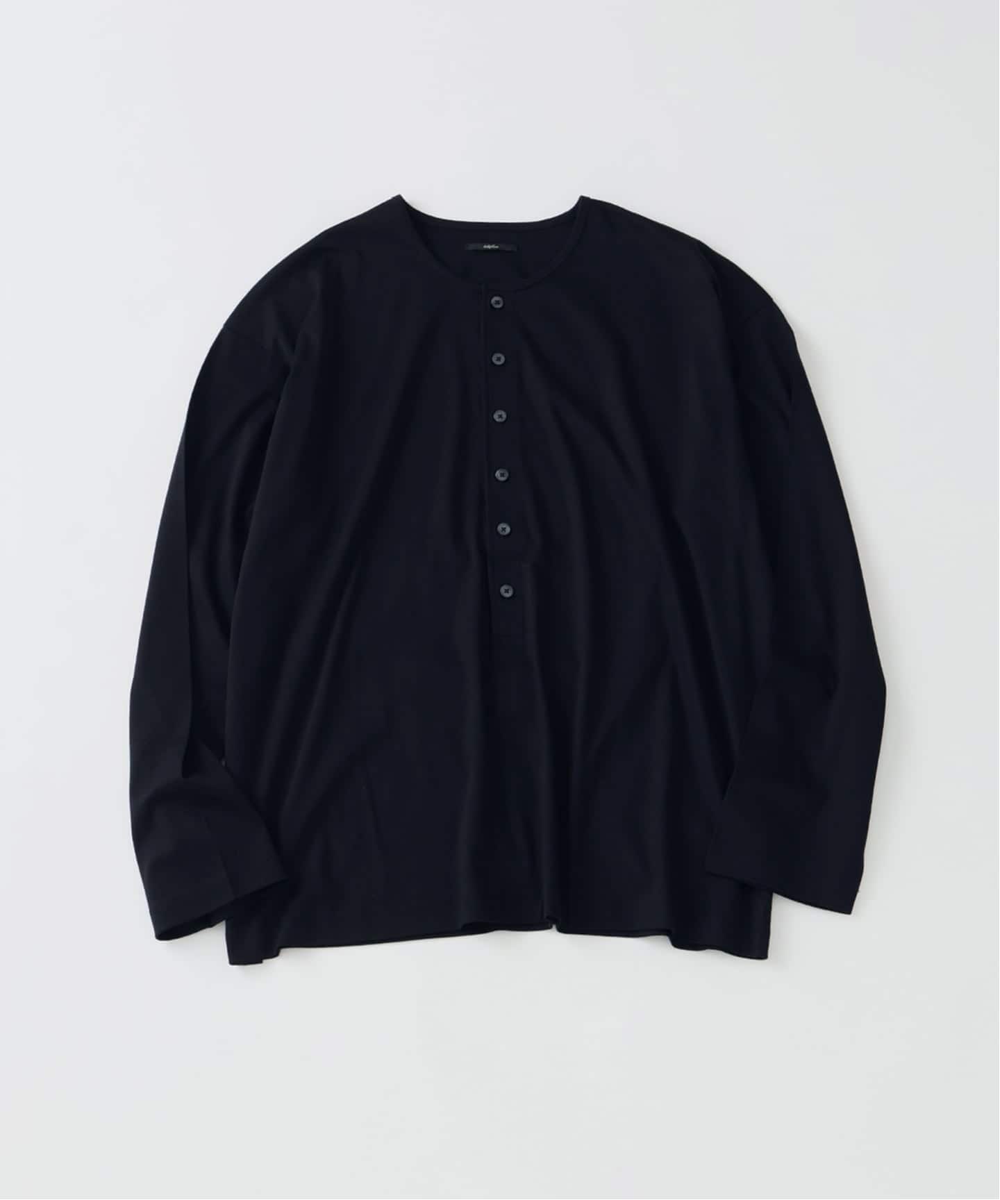 Albini（アルビニ）DEEP LINE ヘンリーネックシャツ ロングスリーブ