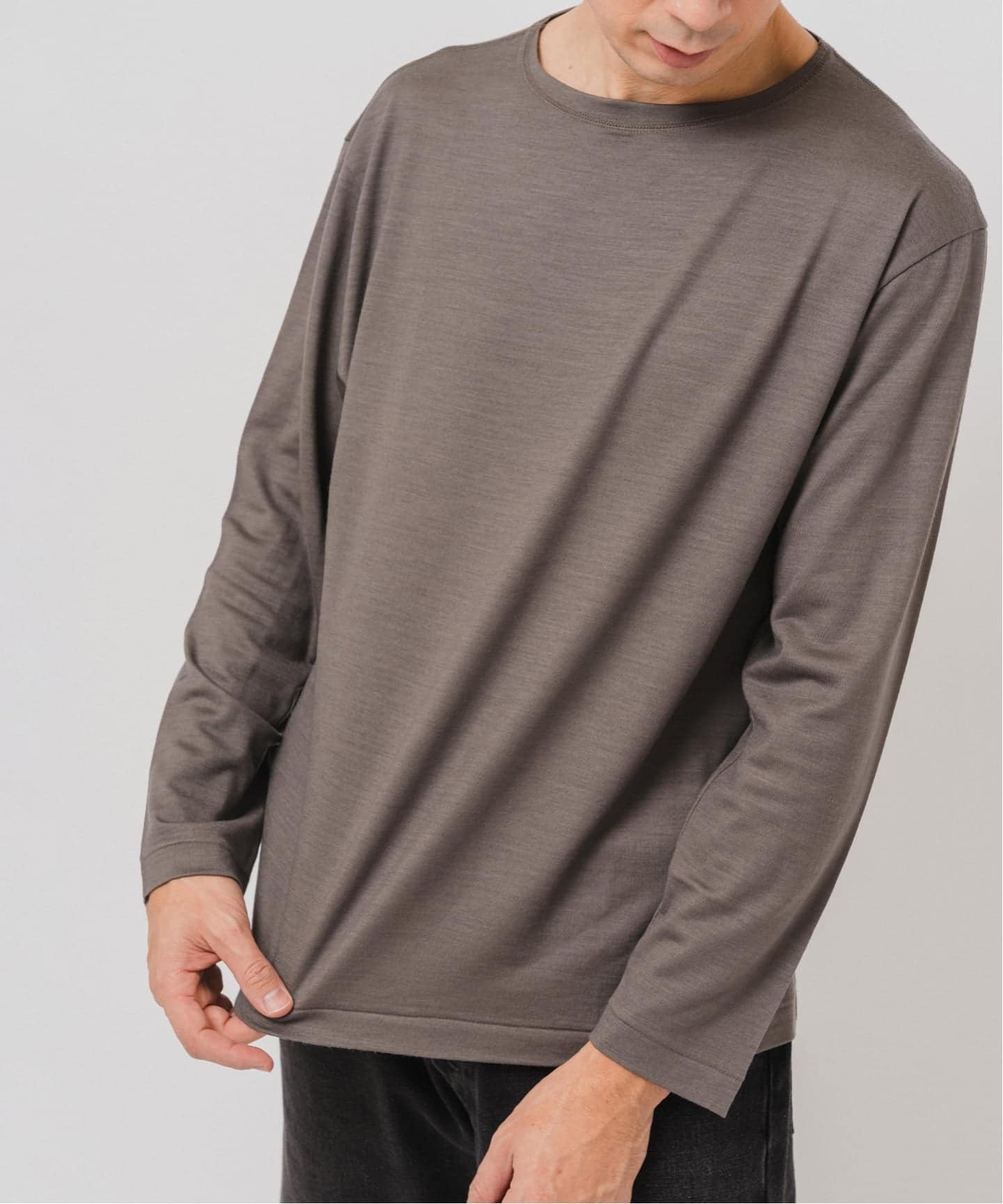 L`etiquette × EDIFICE】ウール ボート ネック Tシャツ（Tシャツ