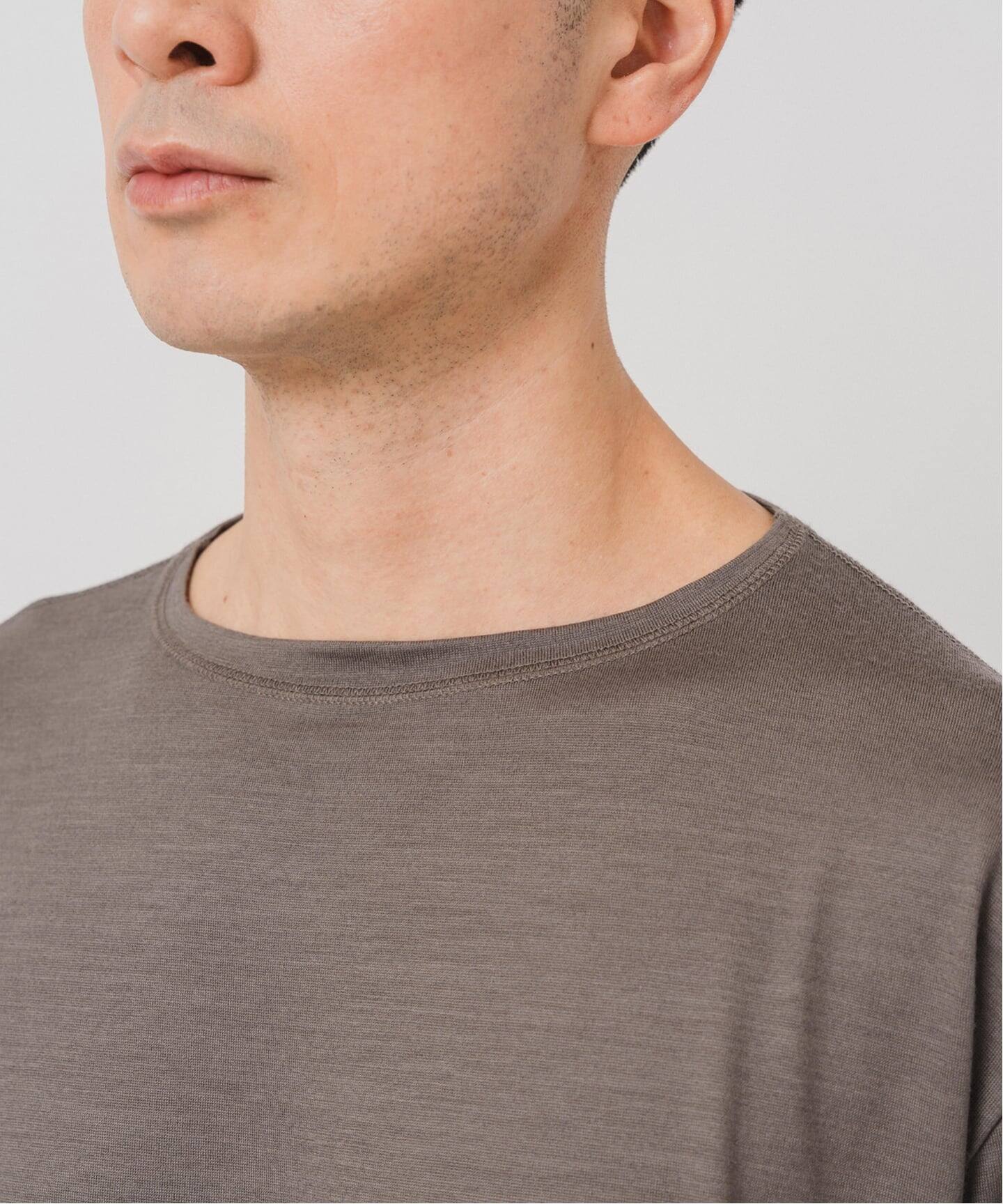 L`etiquette × EDIFICE】ウール ボート ネック Tシャツ（Tシャツ