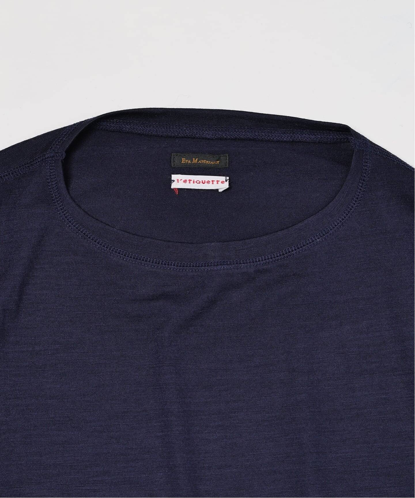 L`etiquette × EDIFICE】ウール ボート ネック Tシャツ（Tシャツ