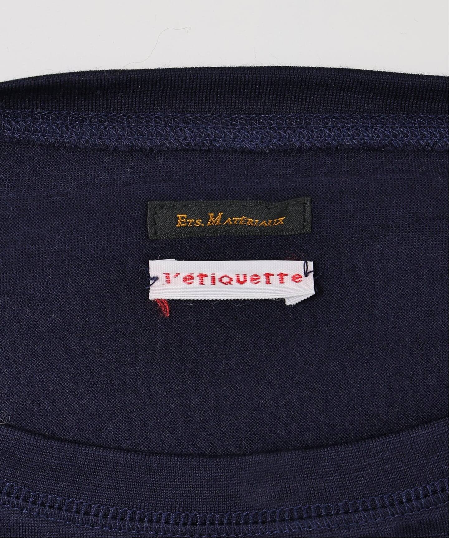 L`etiquette × EDIFICE】ウール ボート ネック Tシャツ（Tシャツ