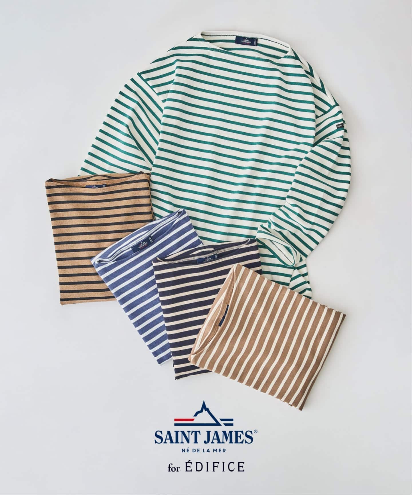 SAINT JAMES (セントジェームス) 別注 ウエッソン ルーズ ボーダー（T