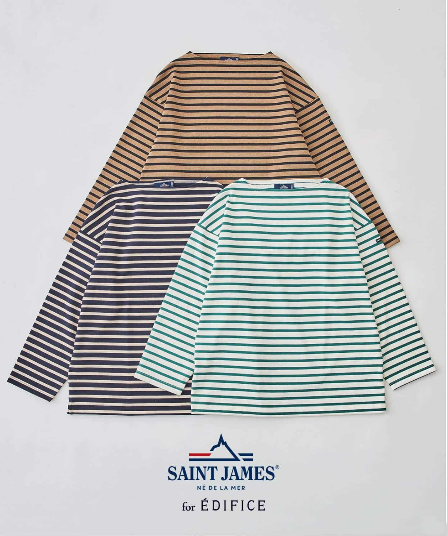 SAINT JAMES (セントジェームス) 別注 ウエッソン ルーズ ボーダー（T