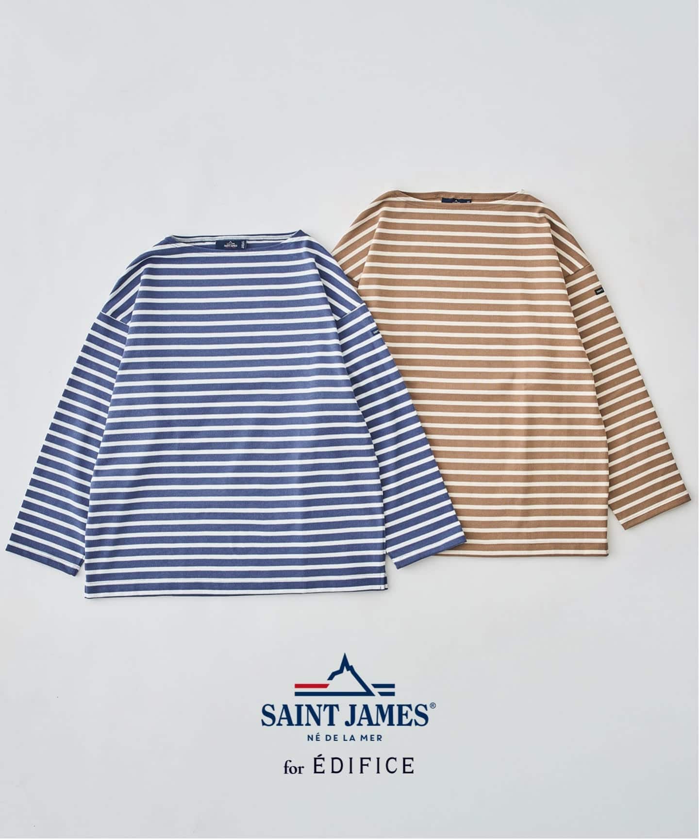 SAINT JAMES (セントジェームス) 別注 ウエッソン ルーズ ボーダー（T