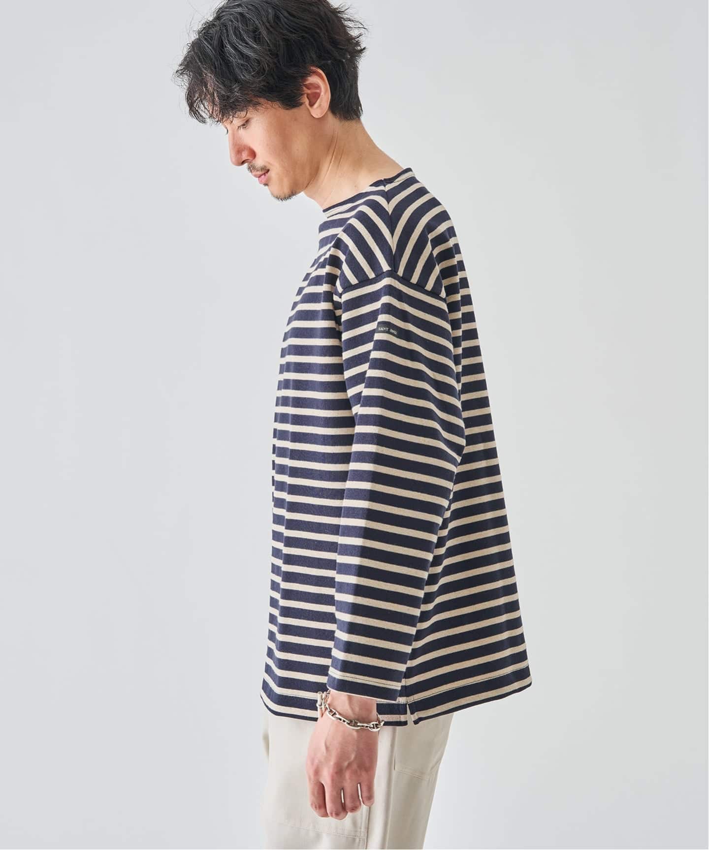 SAINT JAMES (セントジェームス) 別注 ウエッソン ルーズ ボーダー（T