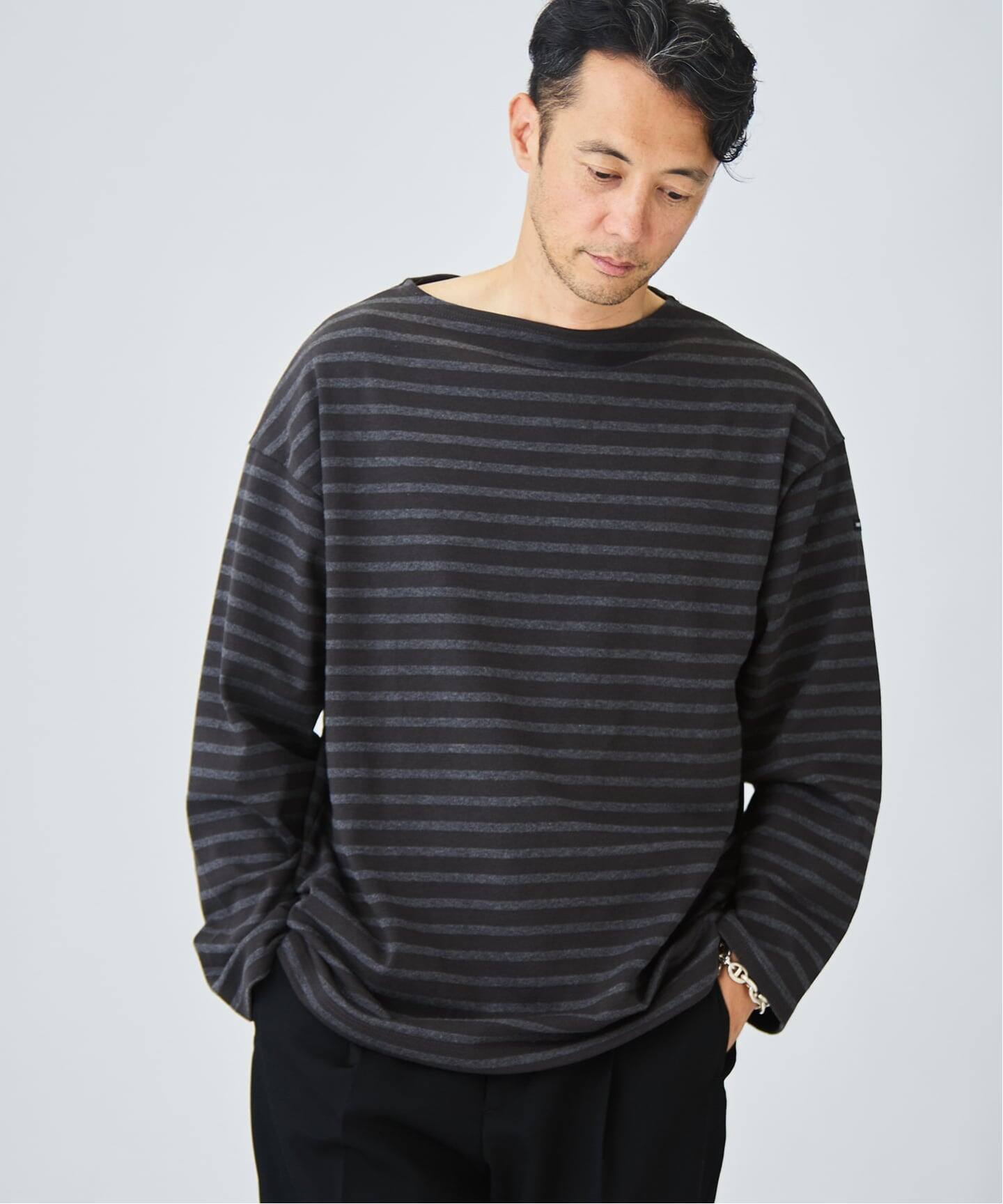 SAINT JAMES for EDIFICE 別注 ウエッソン ルーズ ボーダー（Tシャツ