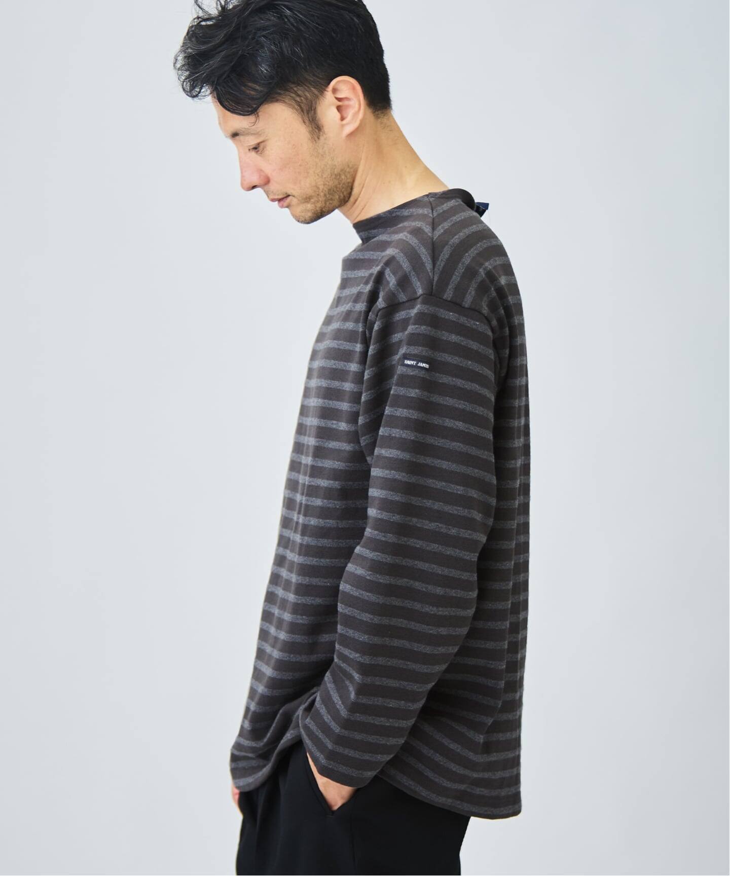 SAINT JAMES for EDIFICE 別注 ウエッソン ルーズ ボーダー（Tシャツ