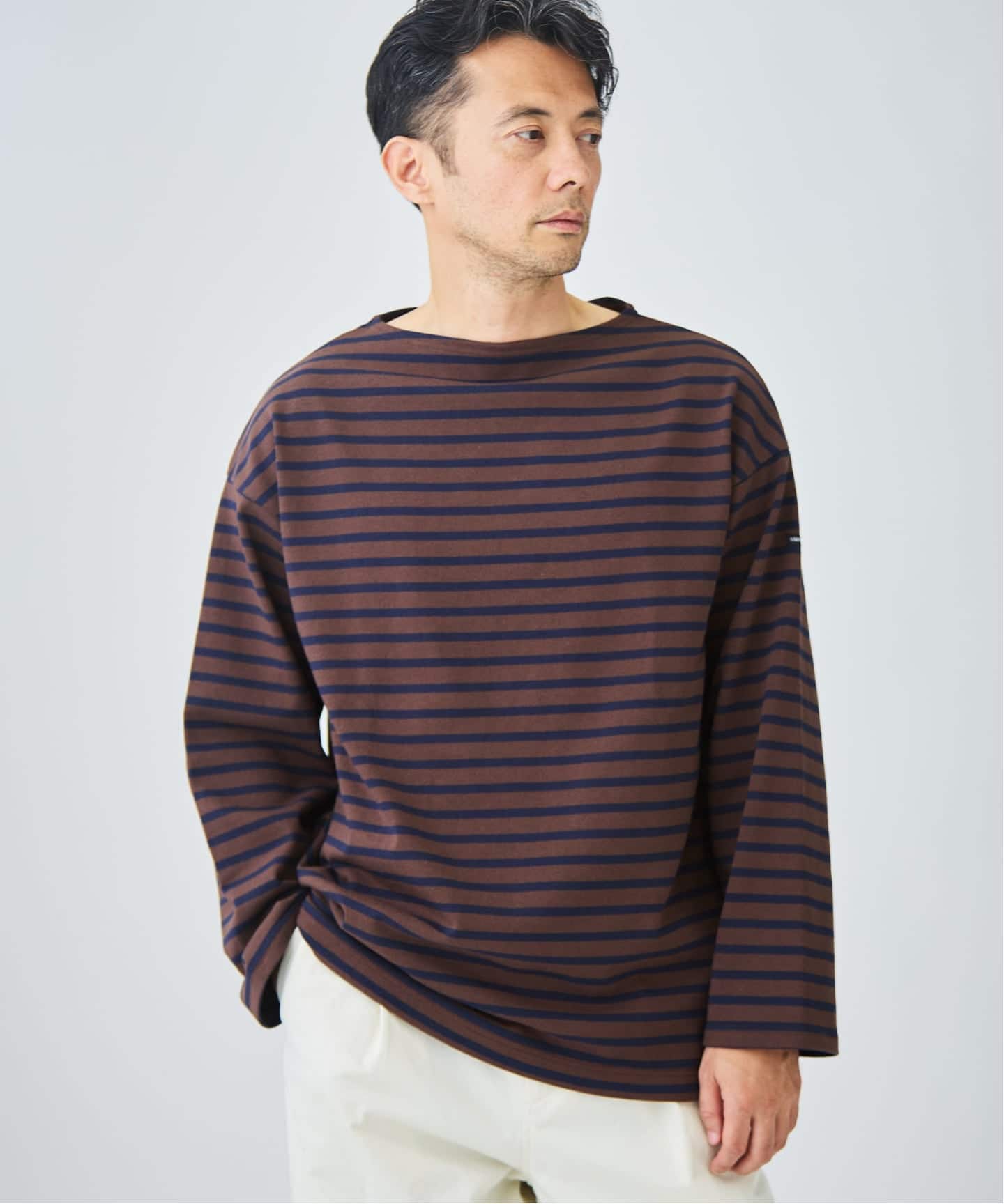 SAINT JAMES for EDIFICE 別注 ウエッソン ルーズ ボーダー（Tシャツ