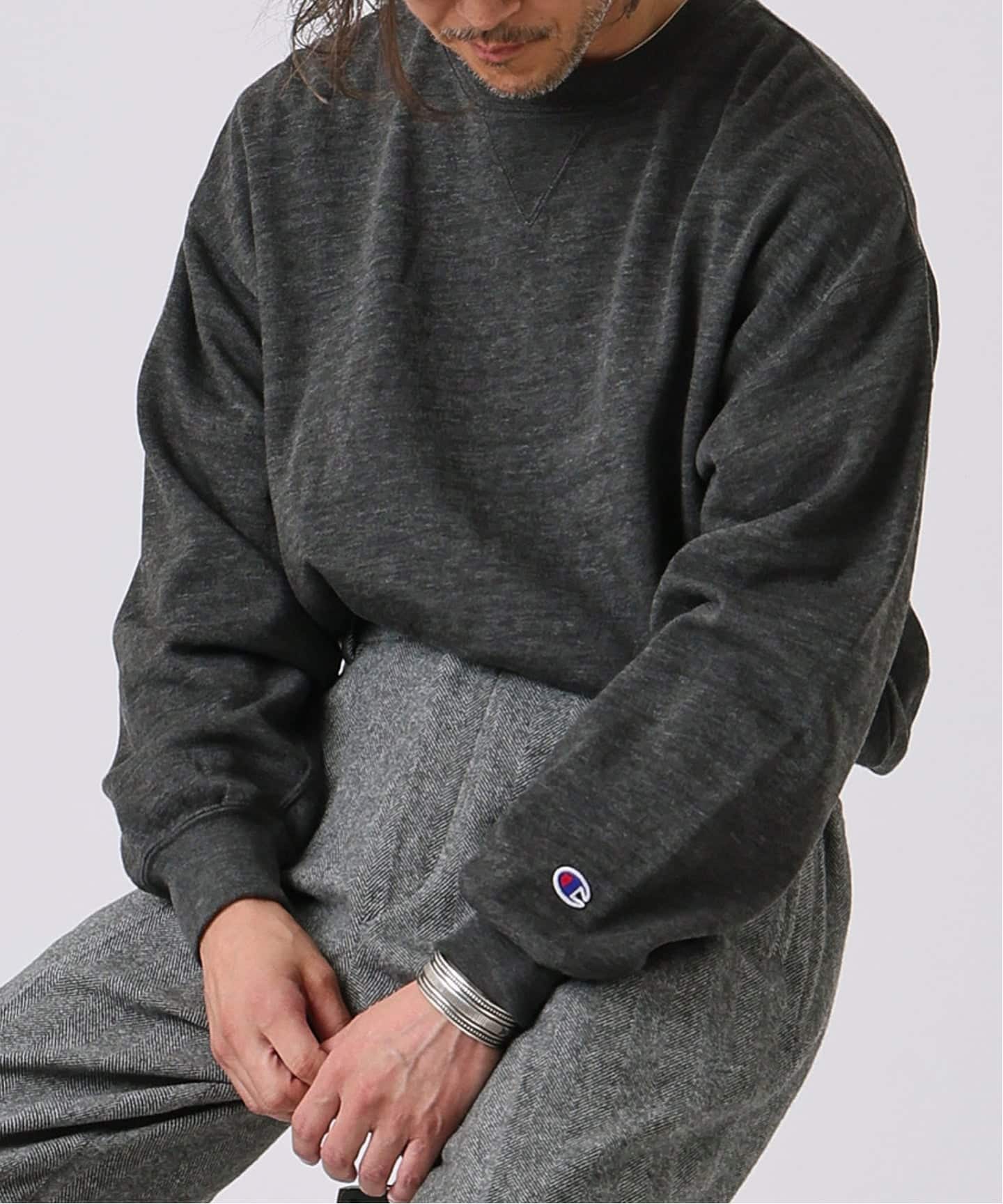 予約》Champion / チャンピオン for EDIFICE「L.W.D.」Crew Sweat