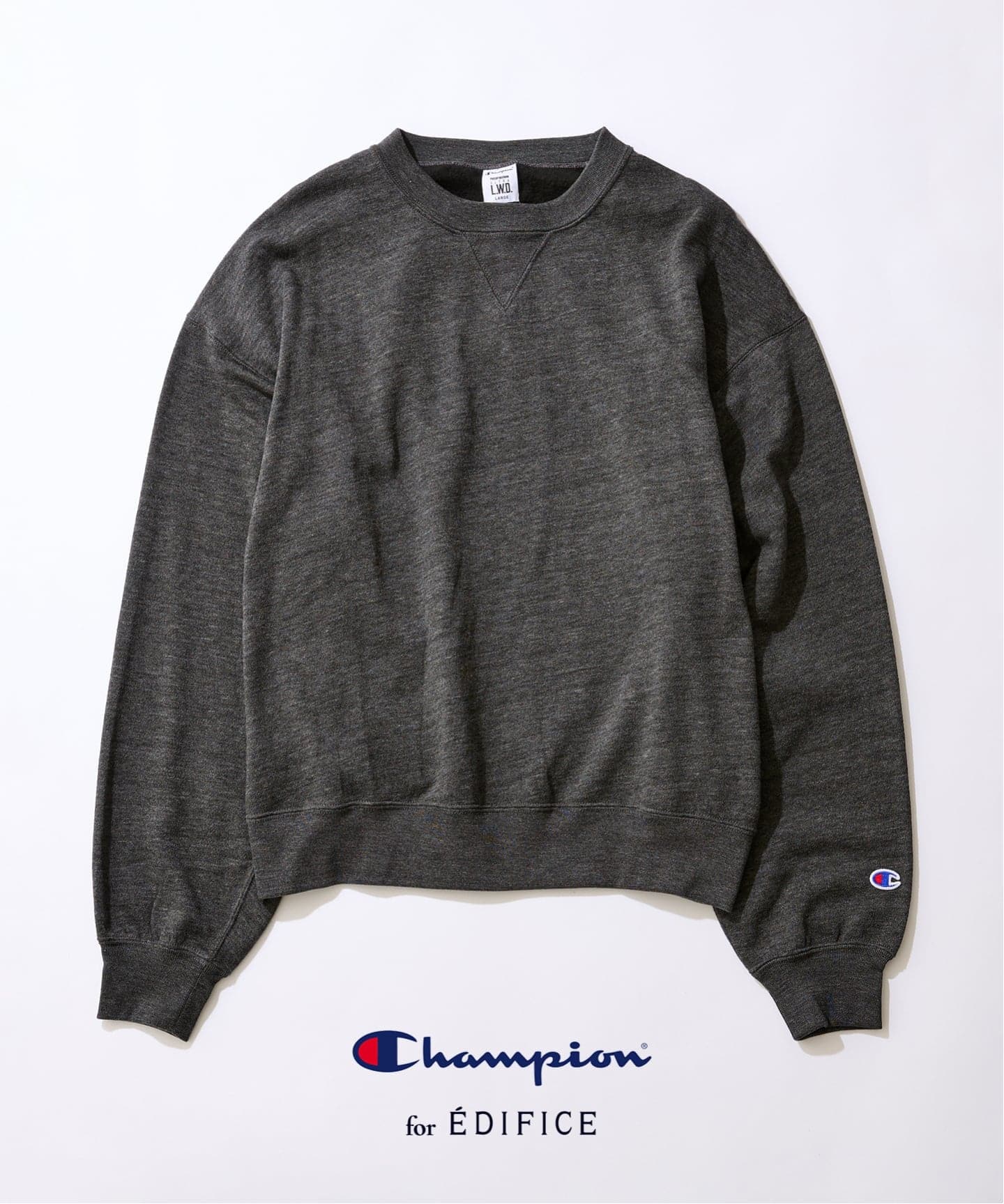 Champion / チャンピオン for EDIFICE「L.W.D.」Crew Sweat