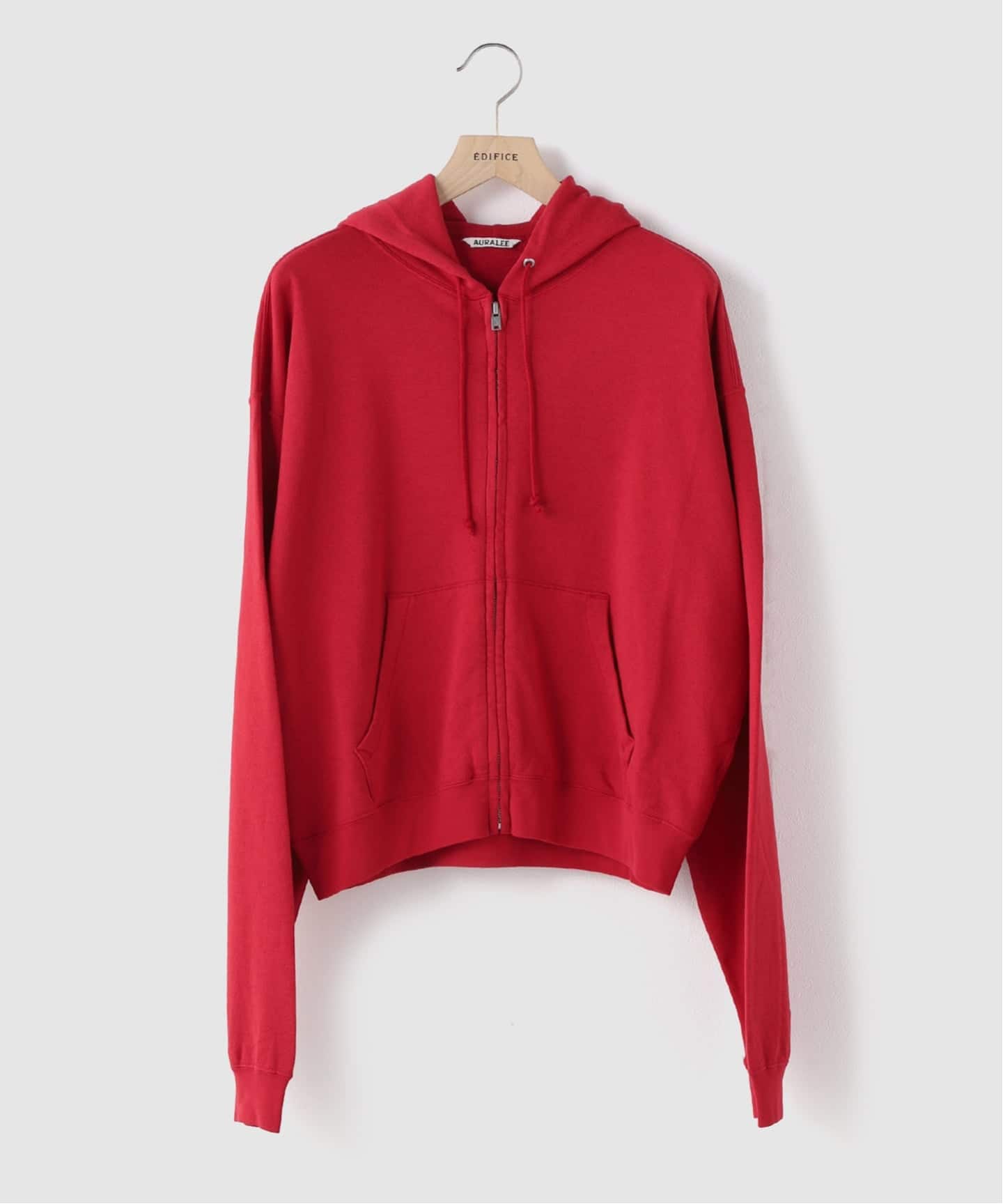 AURALEE (オーラリー) HIGH TWIST LIGHT SWEAT ZIP PARKA（パーカー