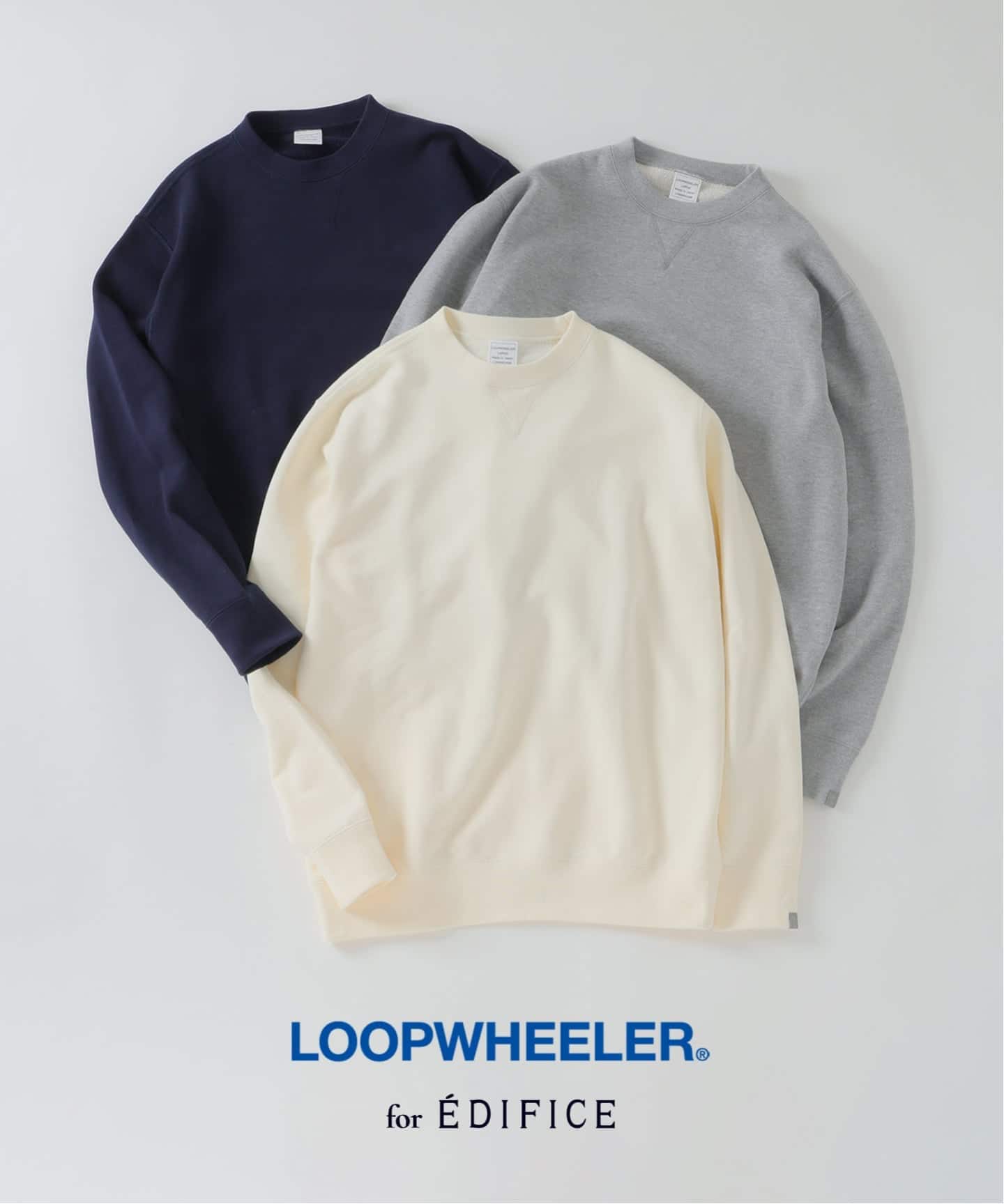 LOOPWHEELER for LOWERCASE ライトツリウラケ ルーズスウェット