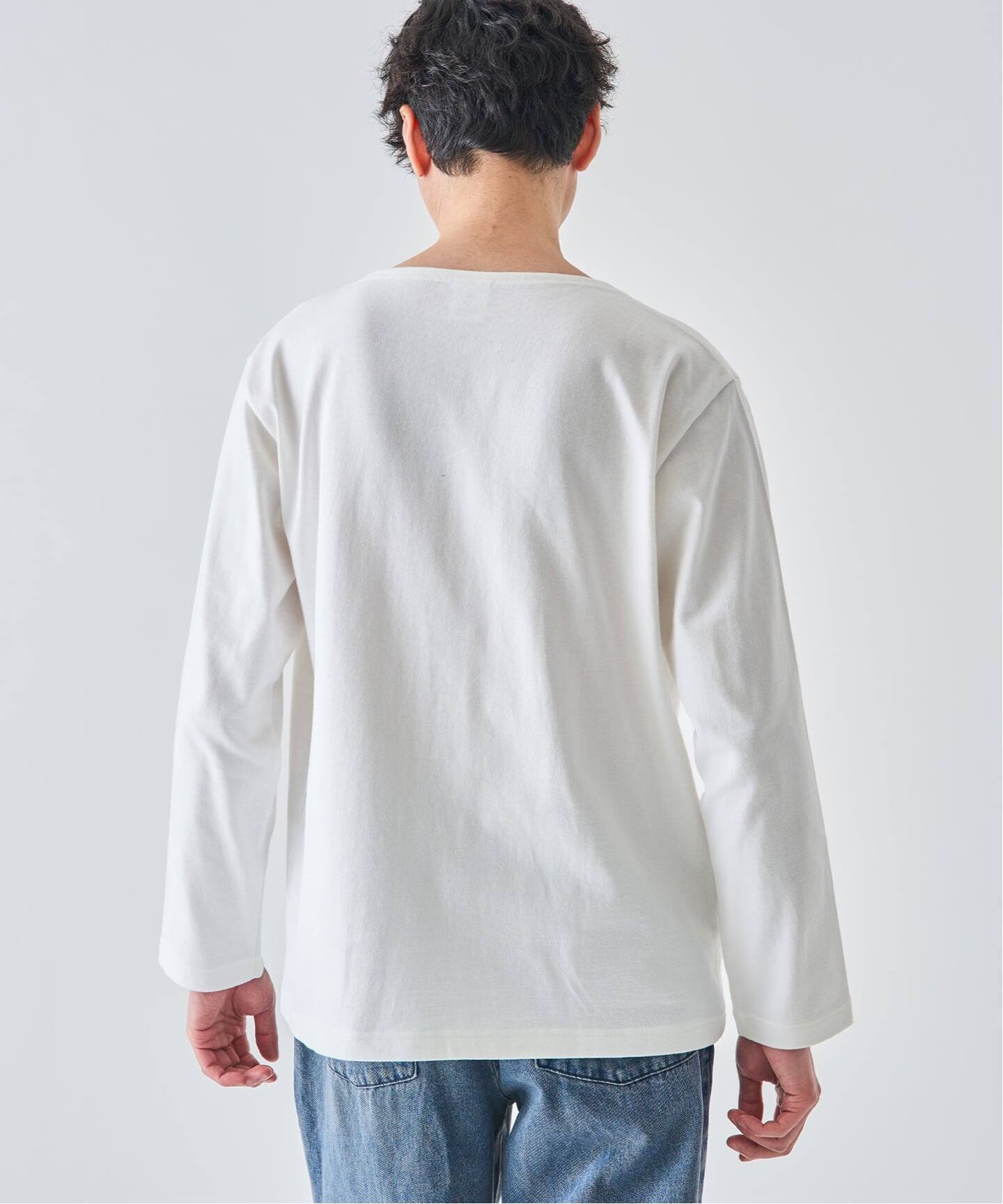 LOOPWHEELER for LOWERCASE 別注 天竺ボートネック（Tシャツ