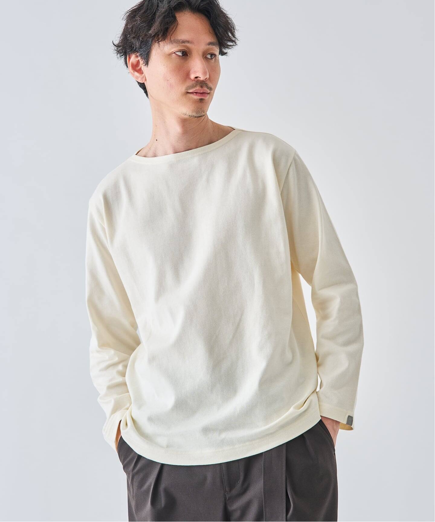 LOOPWHEELER for LOWERCASE 別注 天竺ボートネック（Tシャツ