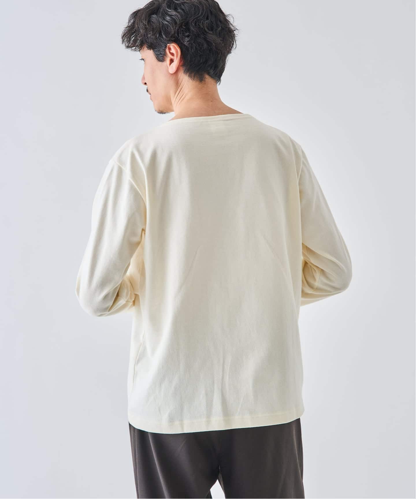LOOPWHEELER for LOWERCASE 別注 天竺ボートネック（Tシャツ