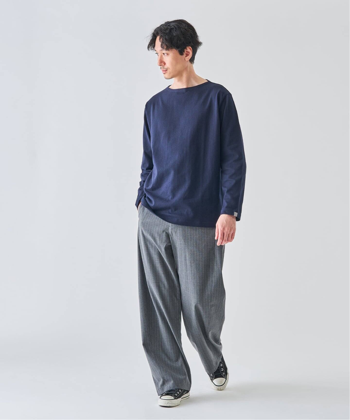 LOOPWHEELER for LOWERCASE 別注 天竺ボートネック（Tシャツ