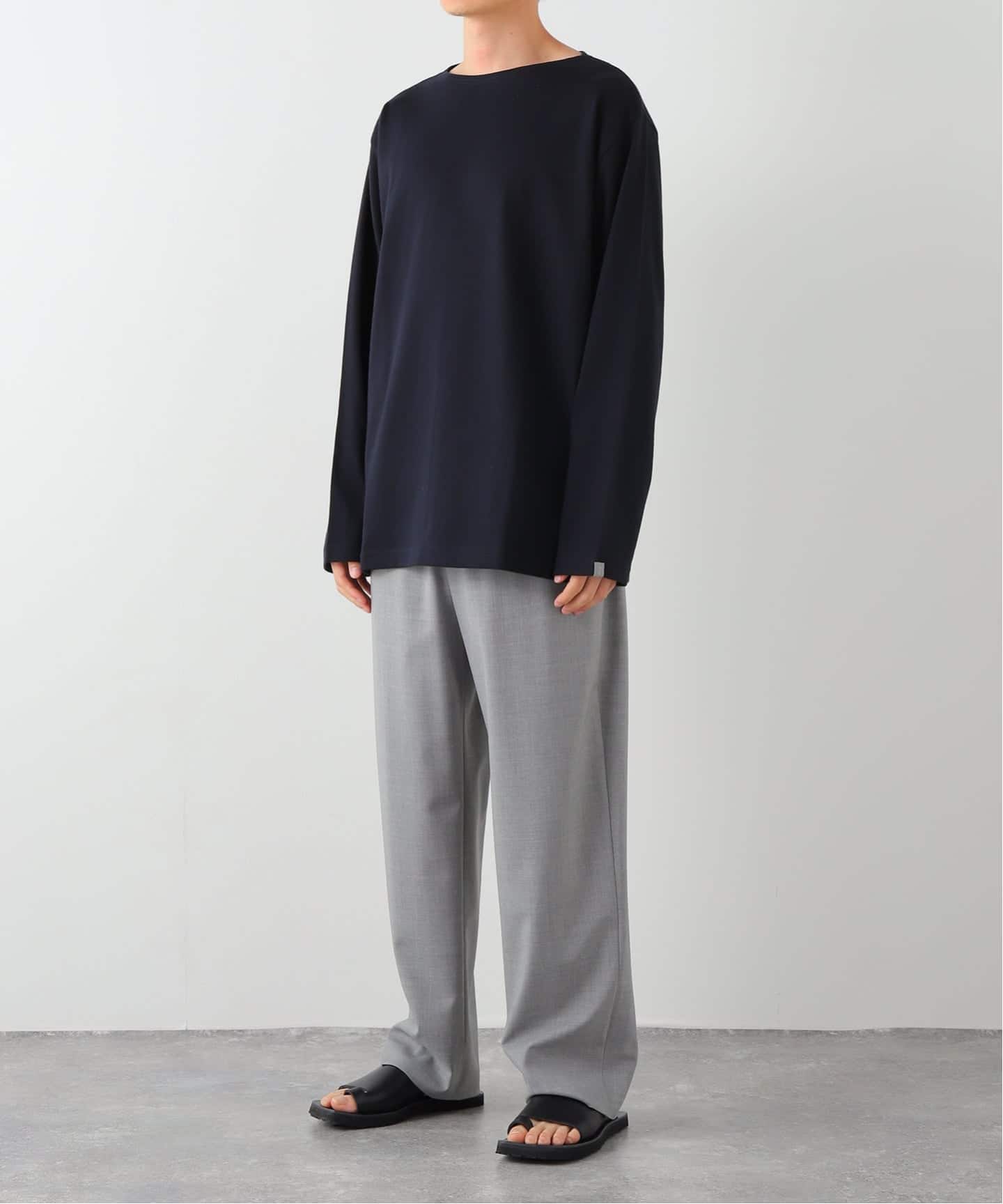LOOPWHEELER for LOWERCASE 別注 天竺ボートネック（Tシャツ