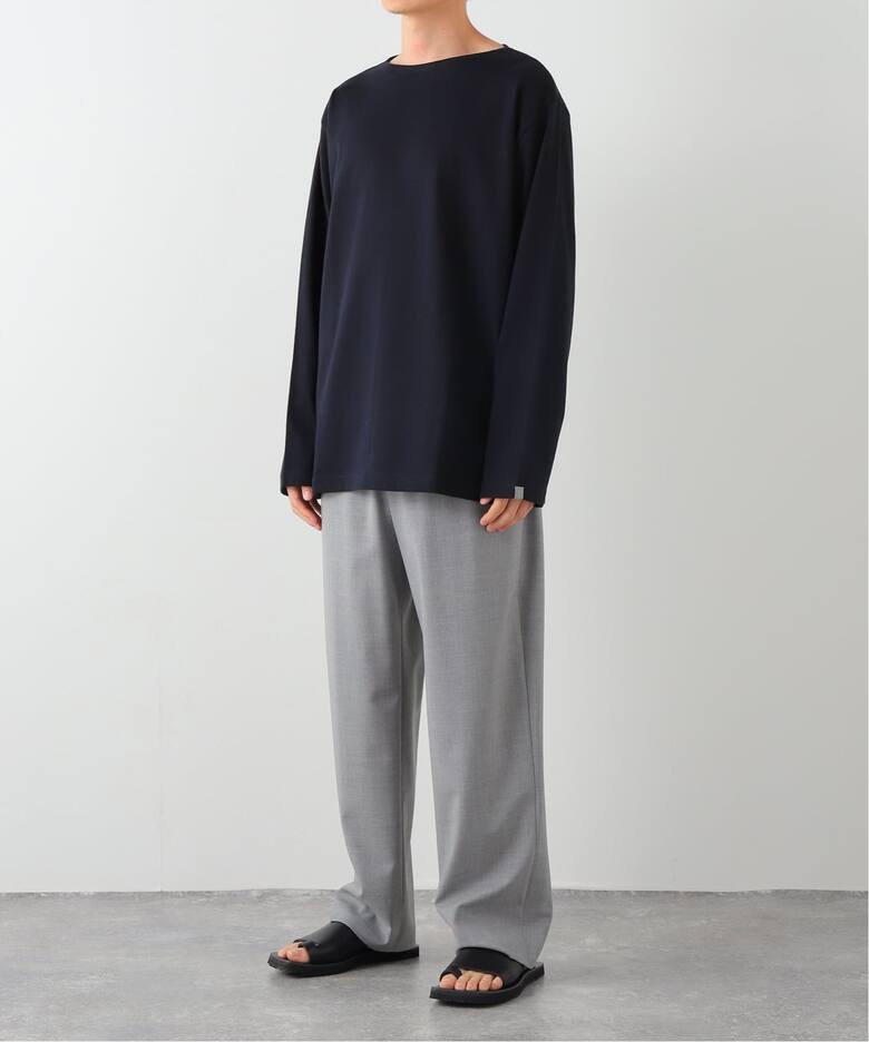 LOOPWHEELER for LOWERCASE 別注 天竺ボートネック（Tシャツ 