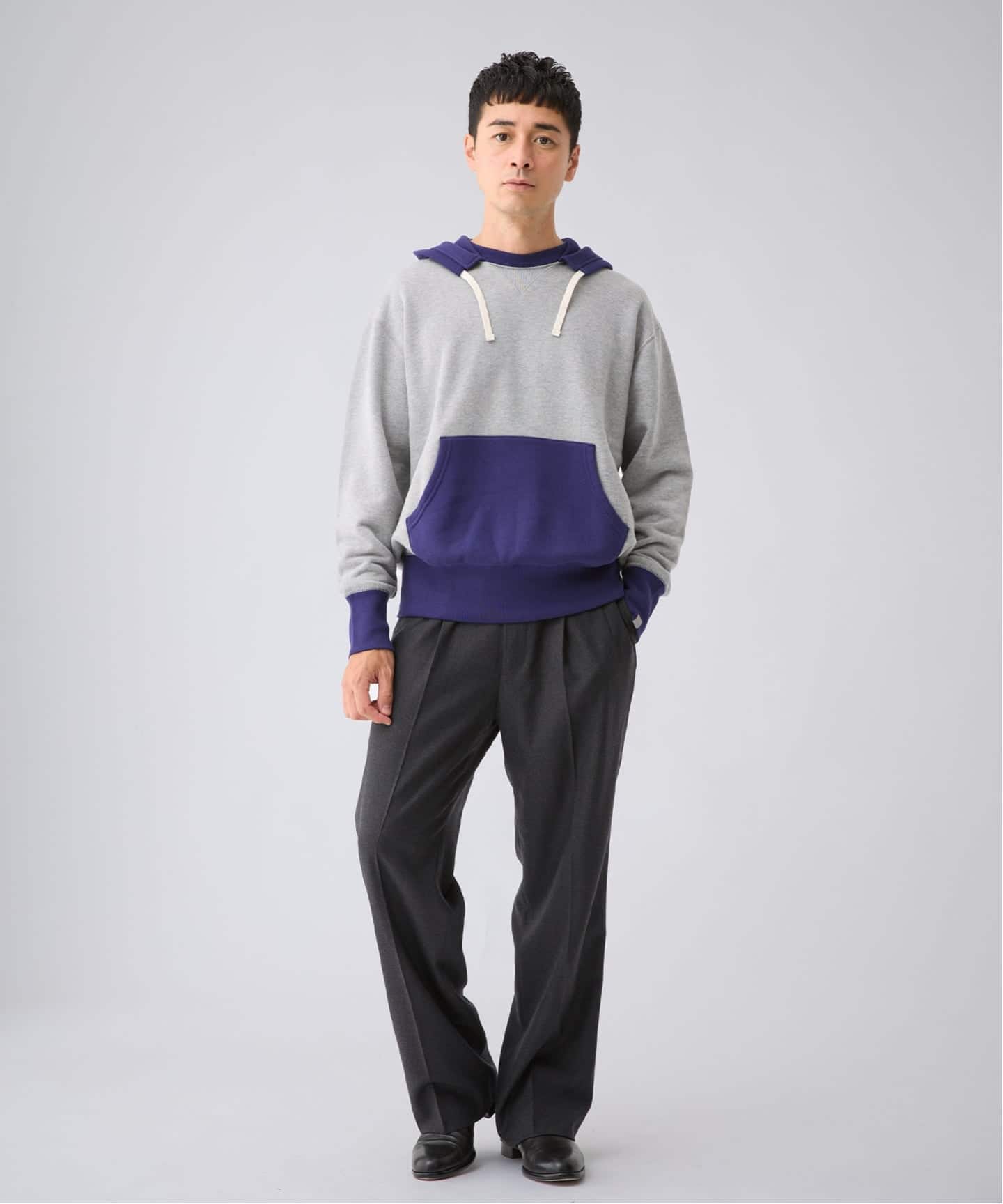 【美品】LOOPWHEELER×LOWERCASE スウェット 別注 希少 L 予約》LOOPWHEELER for LOWERCASE 別注 After Hood Sweatshirt