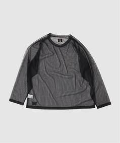 Needles(ニードルズ) L/S U-Neck Tee - Tulle Dot Lace（Tシャツ 