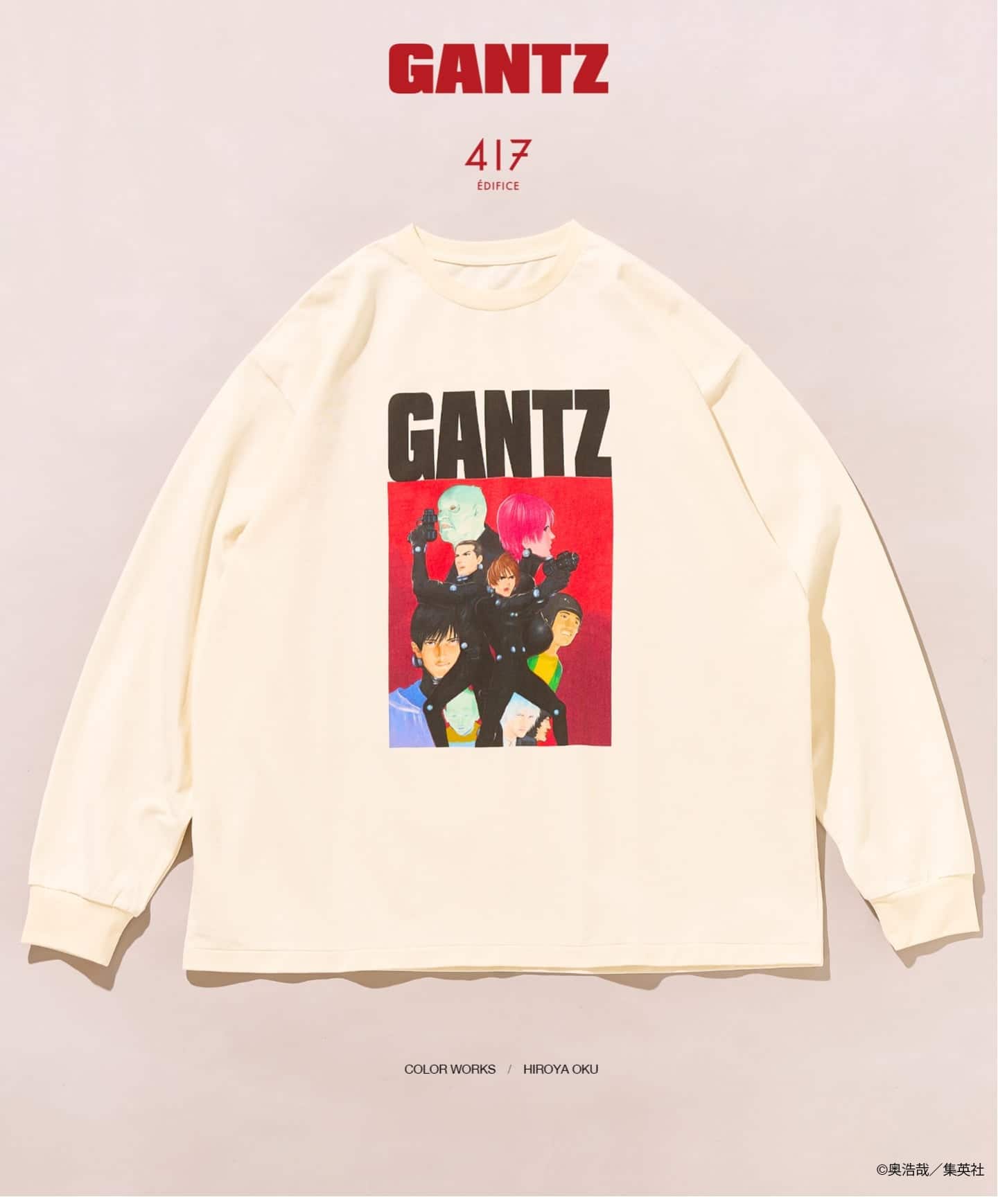 予約》GANTZ / ガンツ 417別注 COLORWORKS L/S Tシャツ（Tシャツ