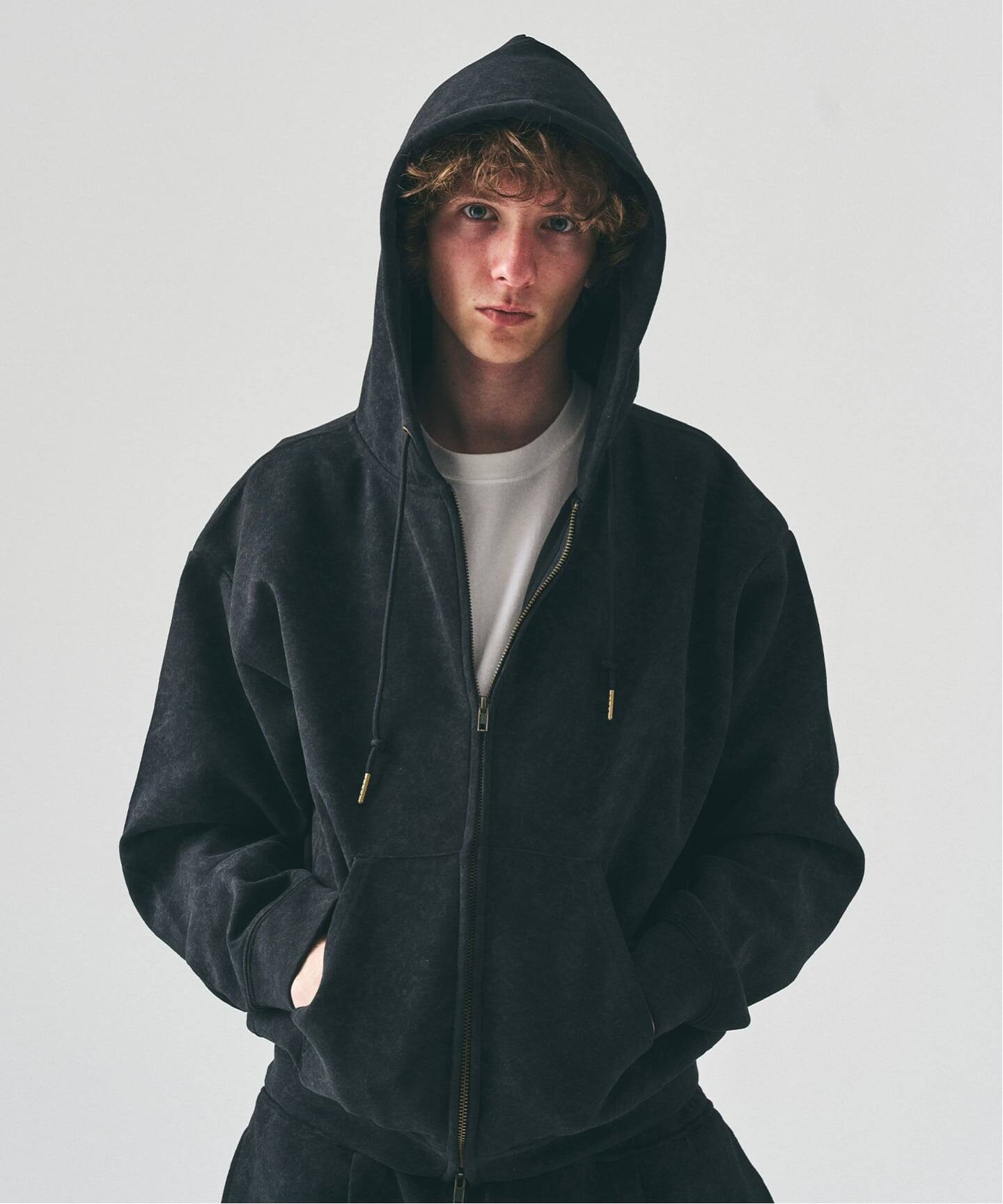 スプレーダンボール ジップパーカー（パーカー）｜417 EDIFICE（フォー