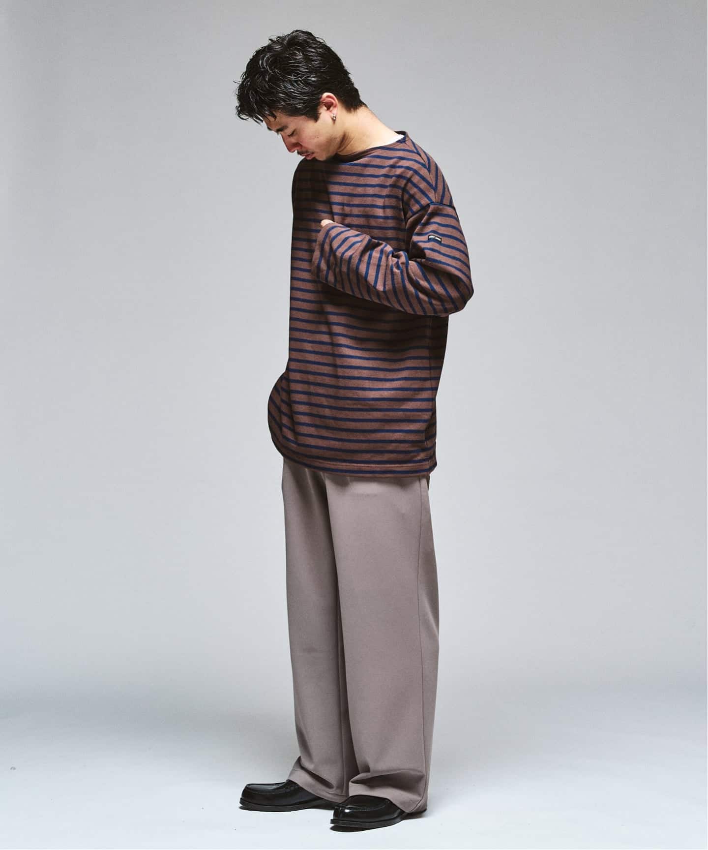 SAINT JAMES for EDIFICE 別注 ウエッソン ルーズ ボーダー（Tシャツ