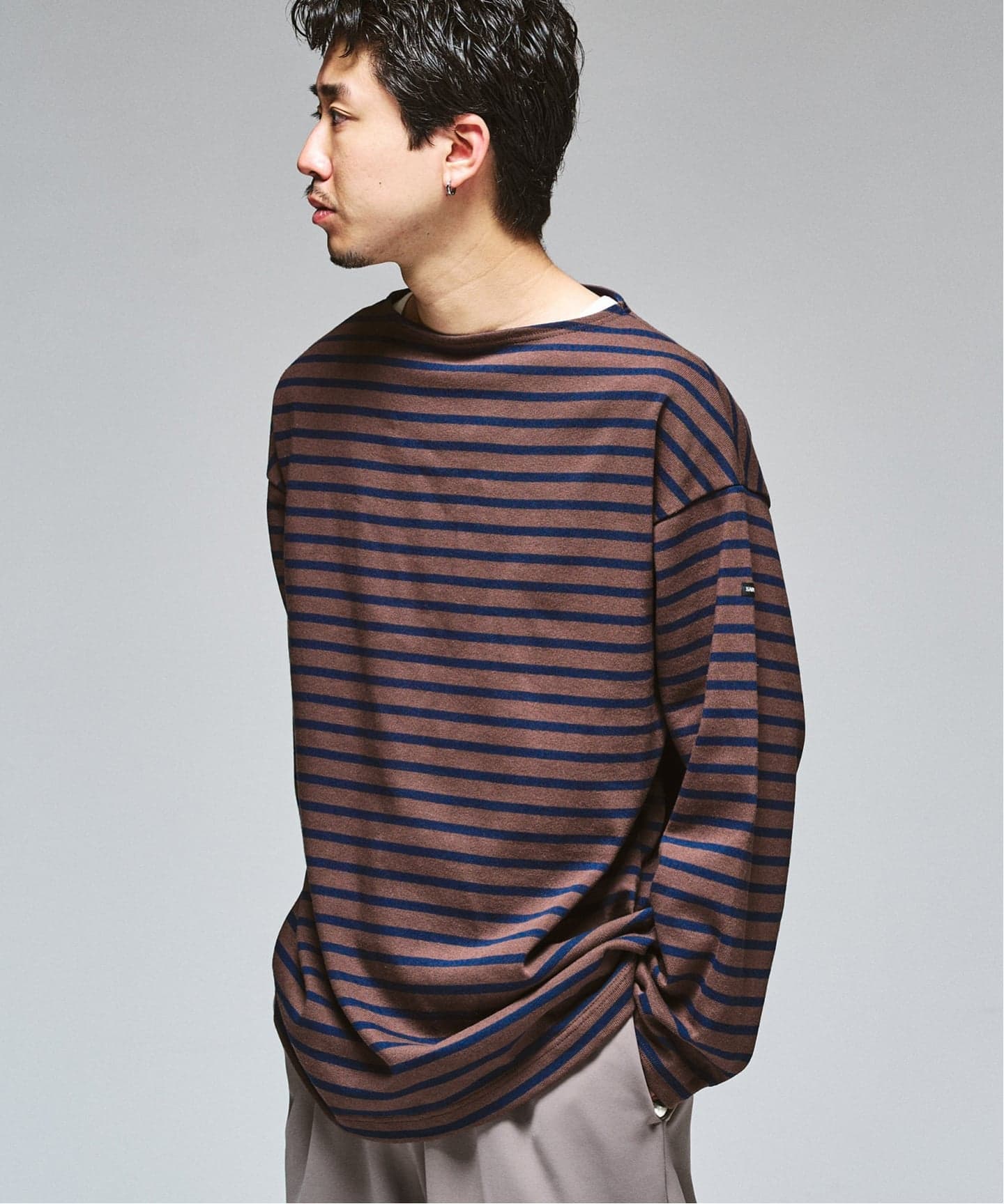 SAINT JAMES for EDIFICE 別注 ウエッソン ルーズ ボーダー（Tシャツ