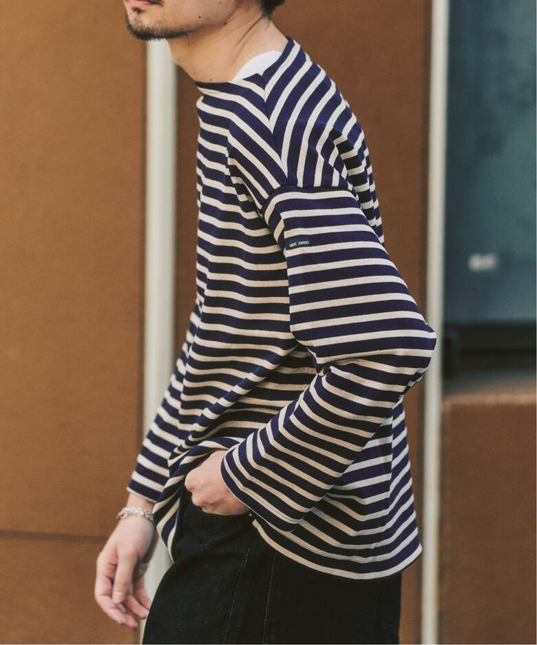 SAINT JAMES / セントジェームス 別注 ウエッソンルーズ（Tシャツ セントジェームス SAINT JAMESウェッソンルーズ NAVY T6
