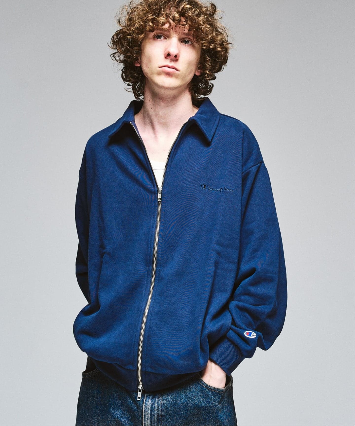 CHAMPION × 417 ジップスウェットカーディガン（スウェット）｜417