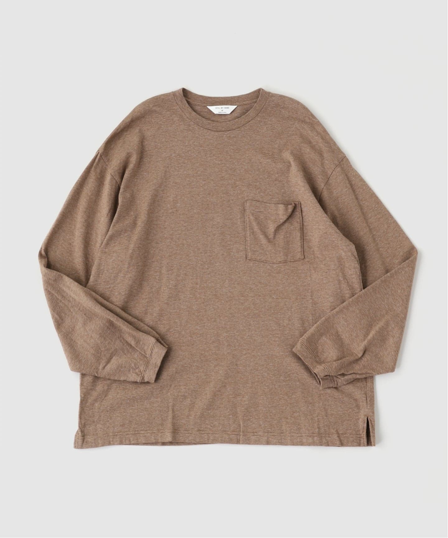 STILL BY HAND / スティルバイハンド】Loose pocket long sleeve（T