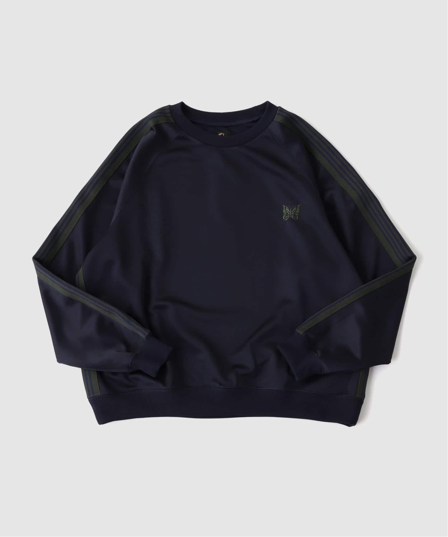 NEEDLES / ニードルズ Track Crew Neck Shirt - Poly Smooth