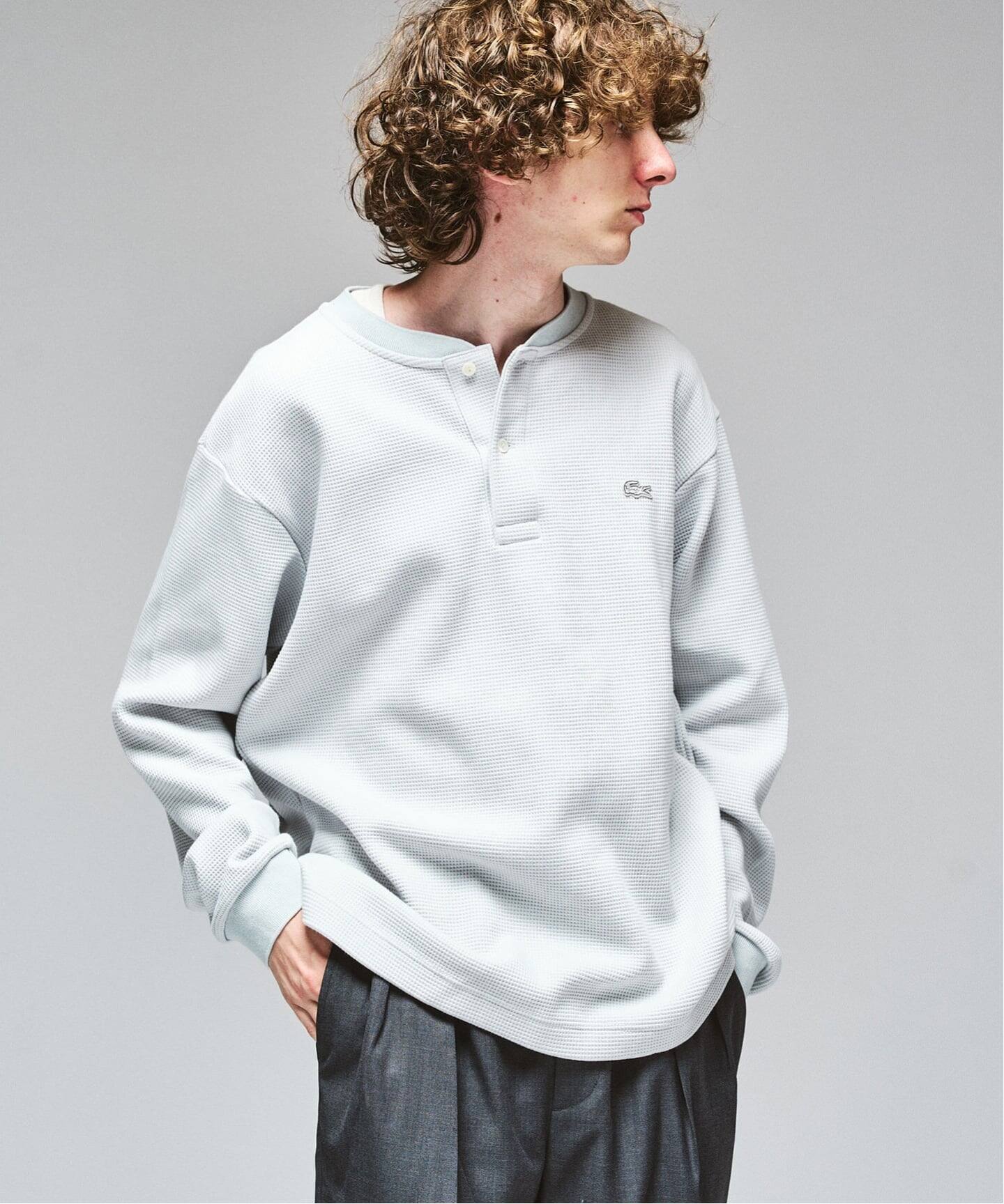 LACOSTE × 417 ヘンリーネック ワッフルTシャツ（Tシャツ／カットソー