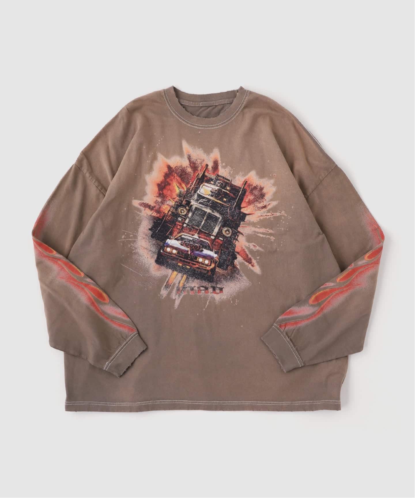 ANACHRONORM / アナクロノーム FLAME SLEEVE GRAPHIC L/S T-S（Tシャツ
